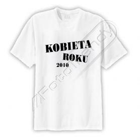 Koszulka bia�a z napisem