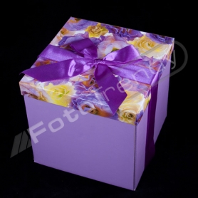 Pude�ko fioletowe du�e