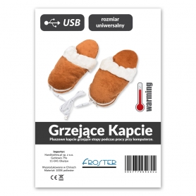 Grzejące kapcie USB