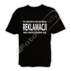Koszulka czarna z napisem