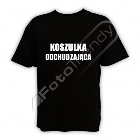 Koszulka czarna z napisem