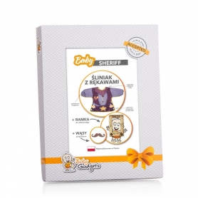 Śliniak z rękawami - Baby Sheriff