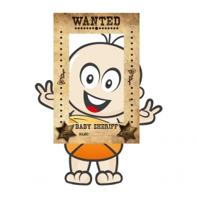 Śliniak z rękawami - Baby Sheriff