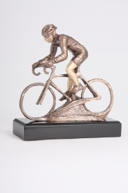 Statuetka odlewana rowerzysta