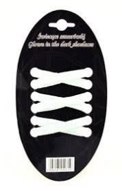 Świecące sznurówki - białe