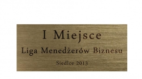 Tabliczka z grawerem o wymiarach 75x23mm
