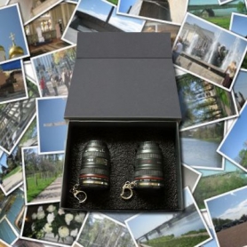 Zestaw kieliszków-obiektywów