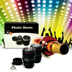 Zestaw kieliszków-obiektywów