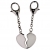 Podwójny brelok złamane serce